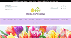 Desktop Screenshot of calvertflorist.com